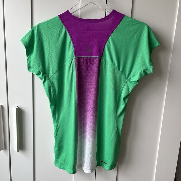 The North Face Flight Series Surreal Green V Neck SS Shirt medium - Picture 7 of 11